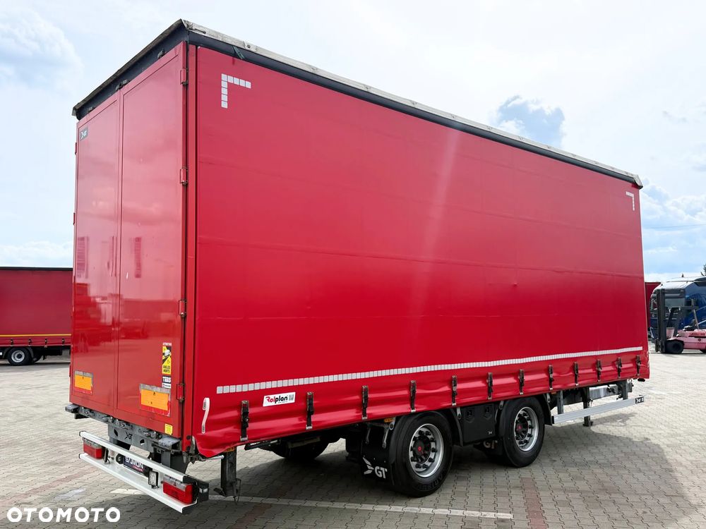 Gniotpol PRZYCZEPA TANDEM / 7,75 M /PODNOSZONA OŚ/ SUWANY PODNOSZONY DACH / - 4