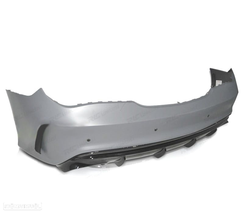 PARA-CHOQUES TRASEIRO MERCEDES CLA C117 13-19 LOOK AMG - 3