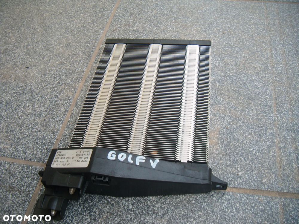 vw golf V 2.0 tdi nagrzewnica elektryczna 1k0963235c - 1