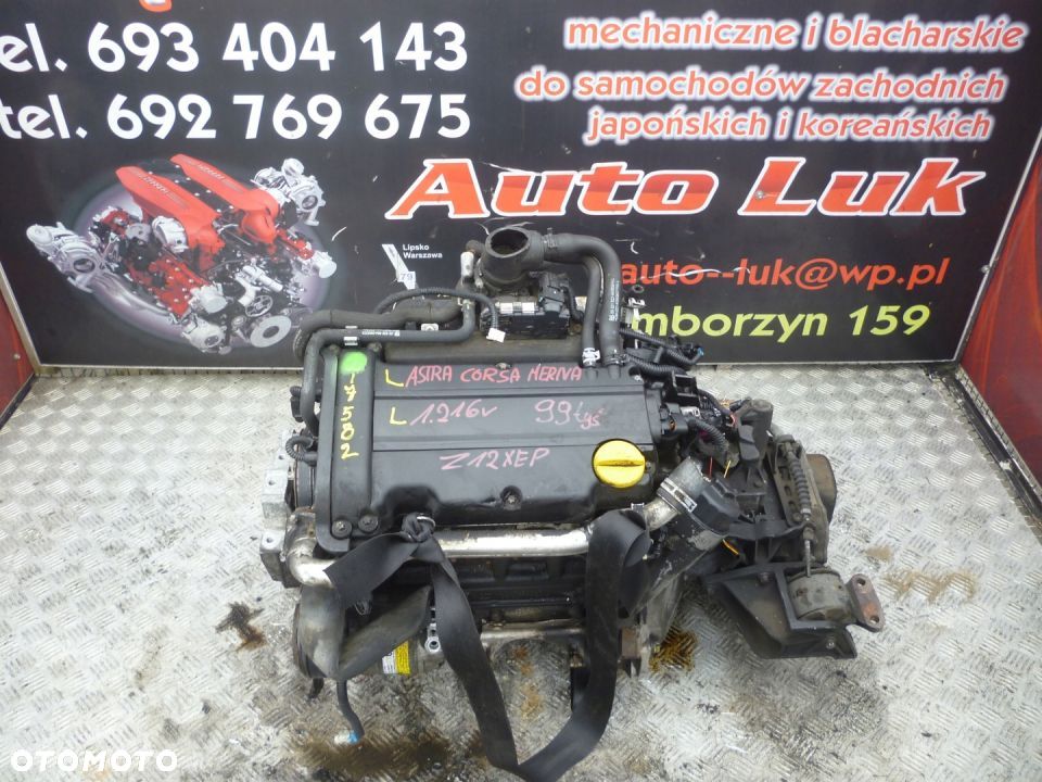 SILNIK OPEL CORSA MERIVA 1.2 16V Z12XEP 99 TYS - 1