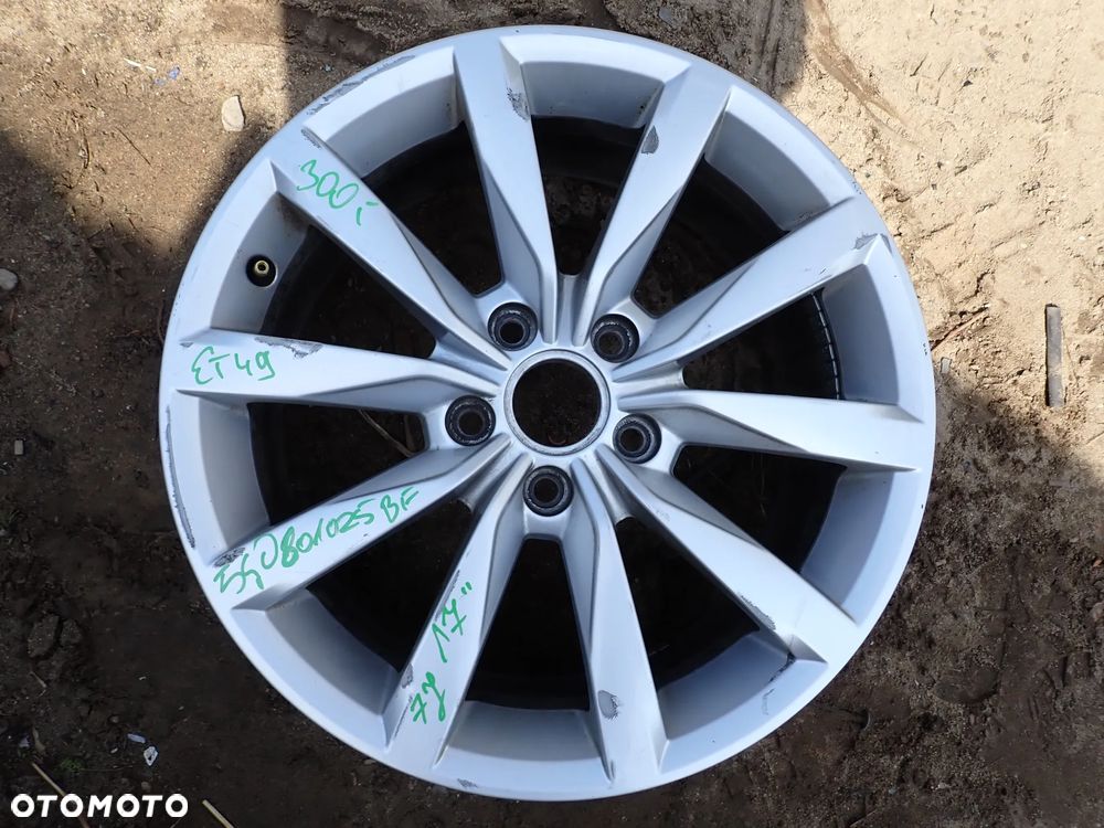 VOLKSWAGEN GOLF VII ALUFELGA FELGA 17" 5G0601025BF ET49 7J - 1
