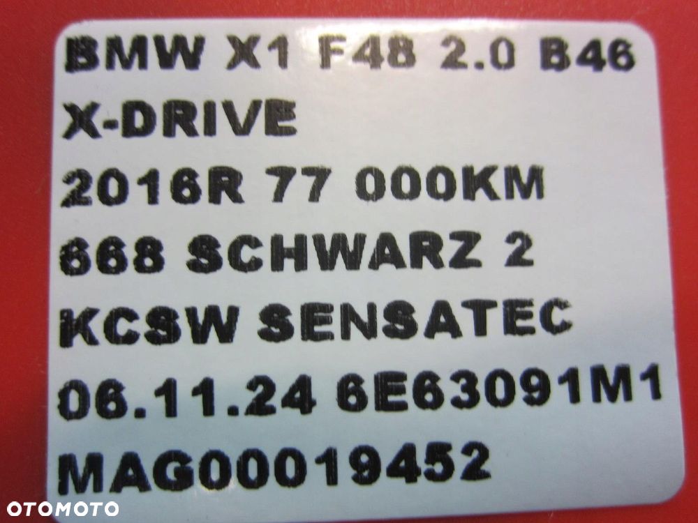 BMW X1 F48 ZWROTNICA PRZEDNIA PRAWA 6876646 WAHACZ AMORTYZATOR 31216876646 - 11