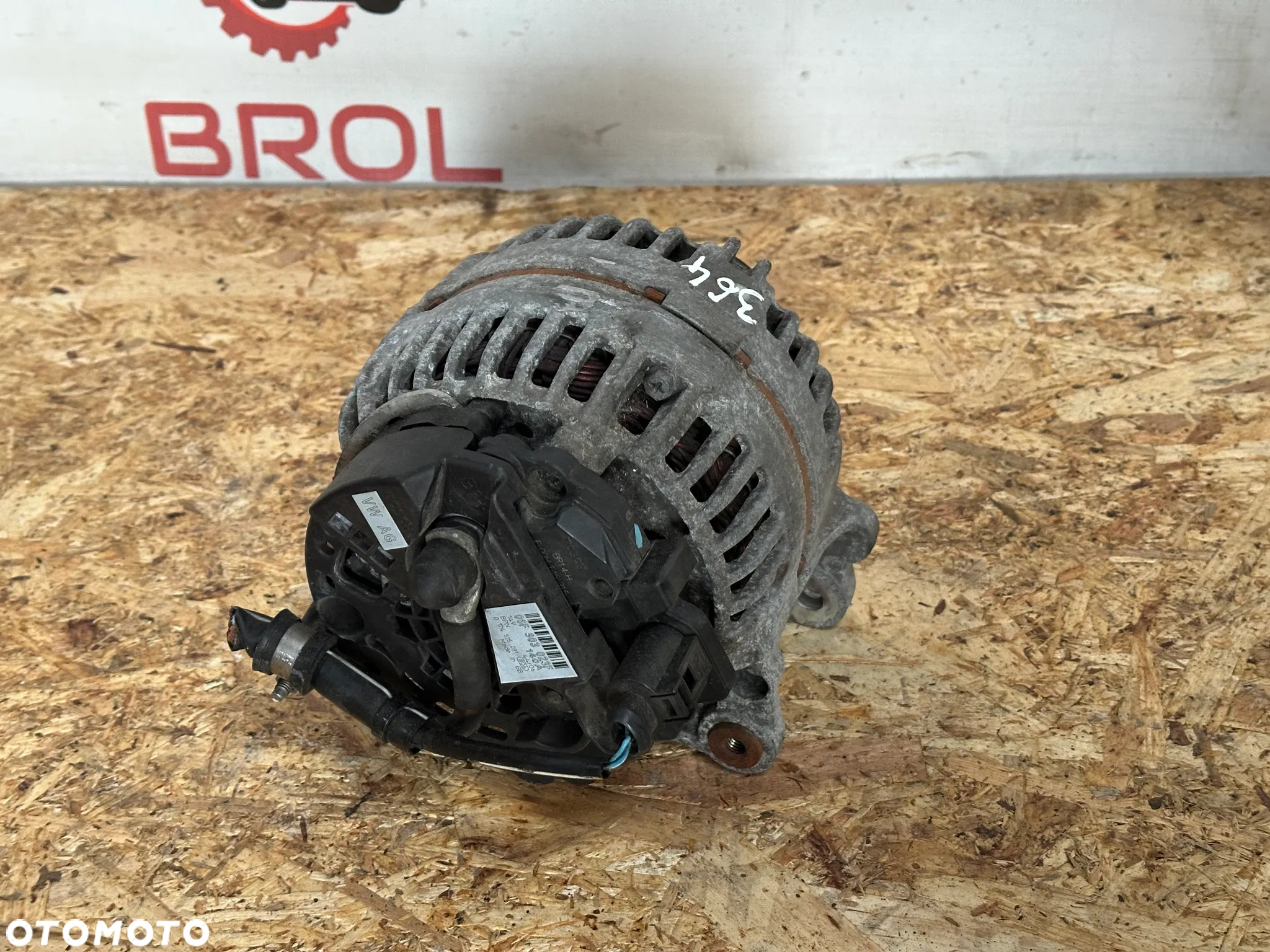 ALTERNATOR SEAT LEON II 2.0 TFSI 07' BWA 06F903023F - 2
