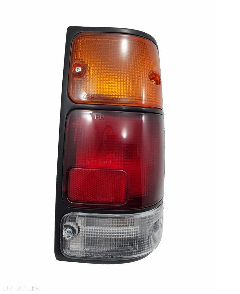 Stop spate lampa Isuzu Pickup, 01.1987-12.1997; Opel Campo, 08.1991-1997, spate, Dreapta, rama neagra; fara omologare, Depo - 1