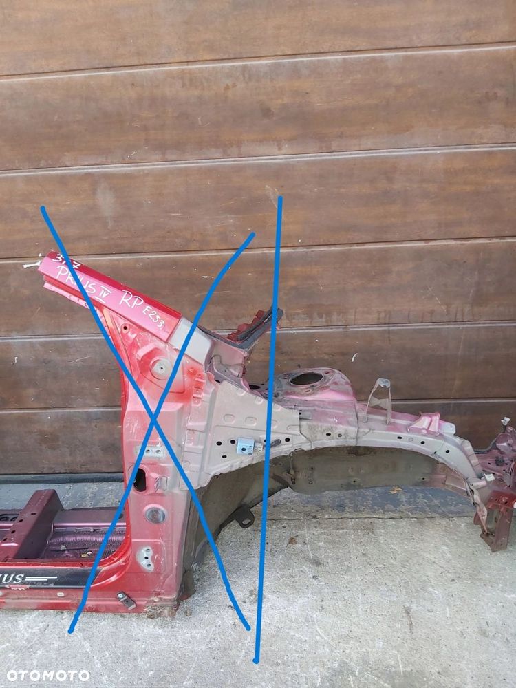 Toyota Prius IV xw50 ćwiartka podłużnica prawy przód faruch - 1