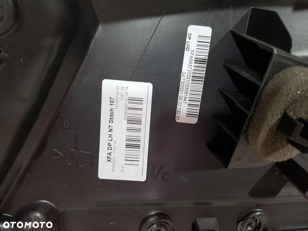 RENAULT SCENIC IV 4 BOCZEK TAPICERKA DRZWI PRZÓD PRZEDNICH LEWYCH ORYGINAŁ - 5
