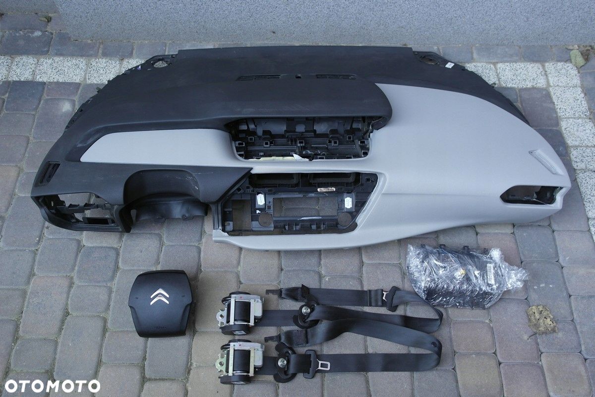 CITROEN C4 PICASSO AIRBAG PASY DESKA KONSOLA KOKPIT PULPIT PÓŁKA PAS - 1