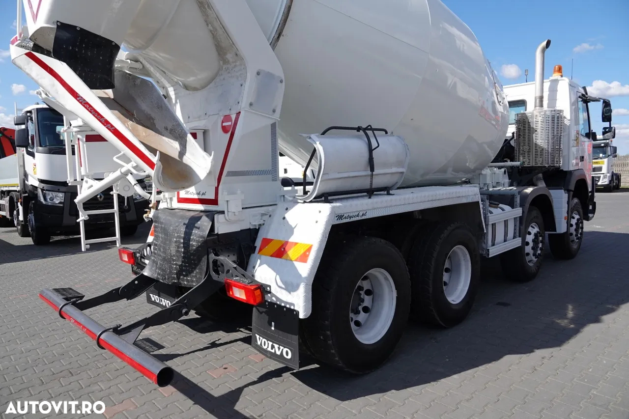 Volvo FMX 410 / 8x4 / 9m3 BETONATOR / SCHWING STETTER / HARDOX / JANTE ALIE / EURO 6 - 13