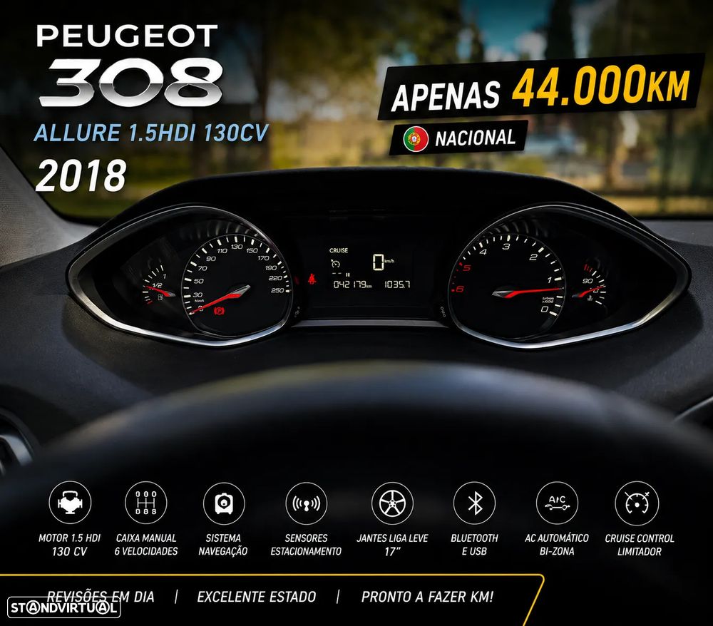 Peugeot 308 1.5 BlueHDi Allure - 4