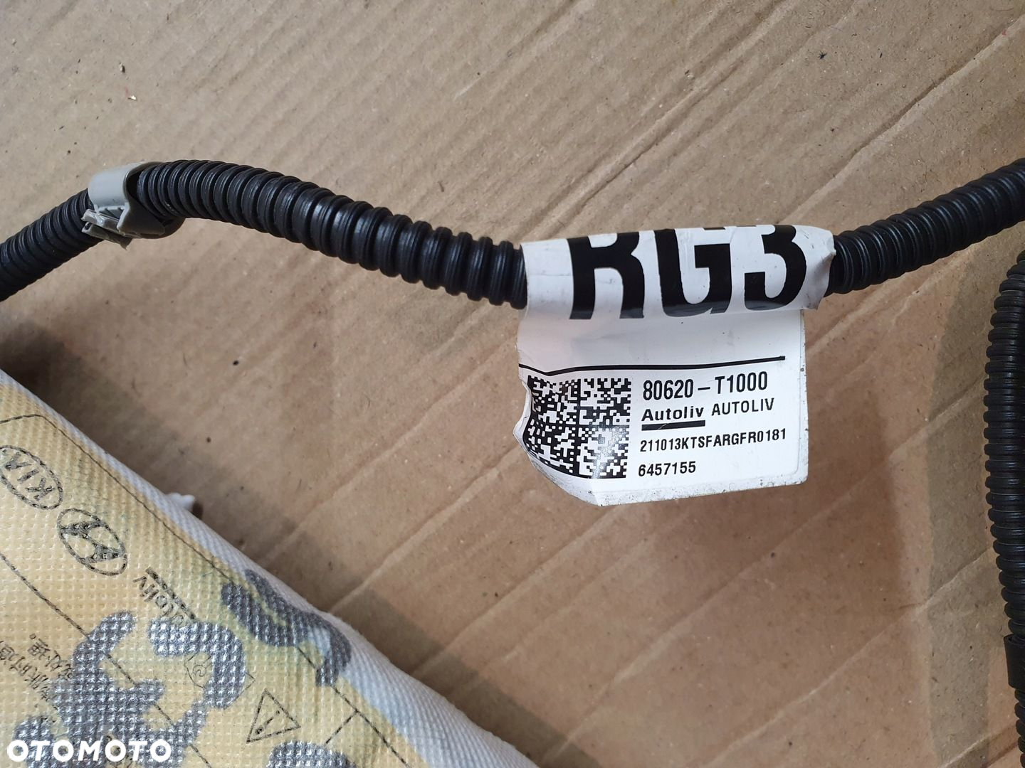 genesis g80 Poduszka fotela w fotel PRAWY PRZÓD oryginał airbag 80620-T1000 - 2