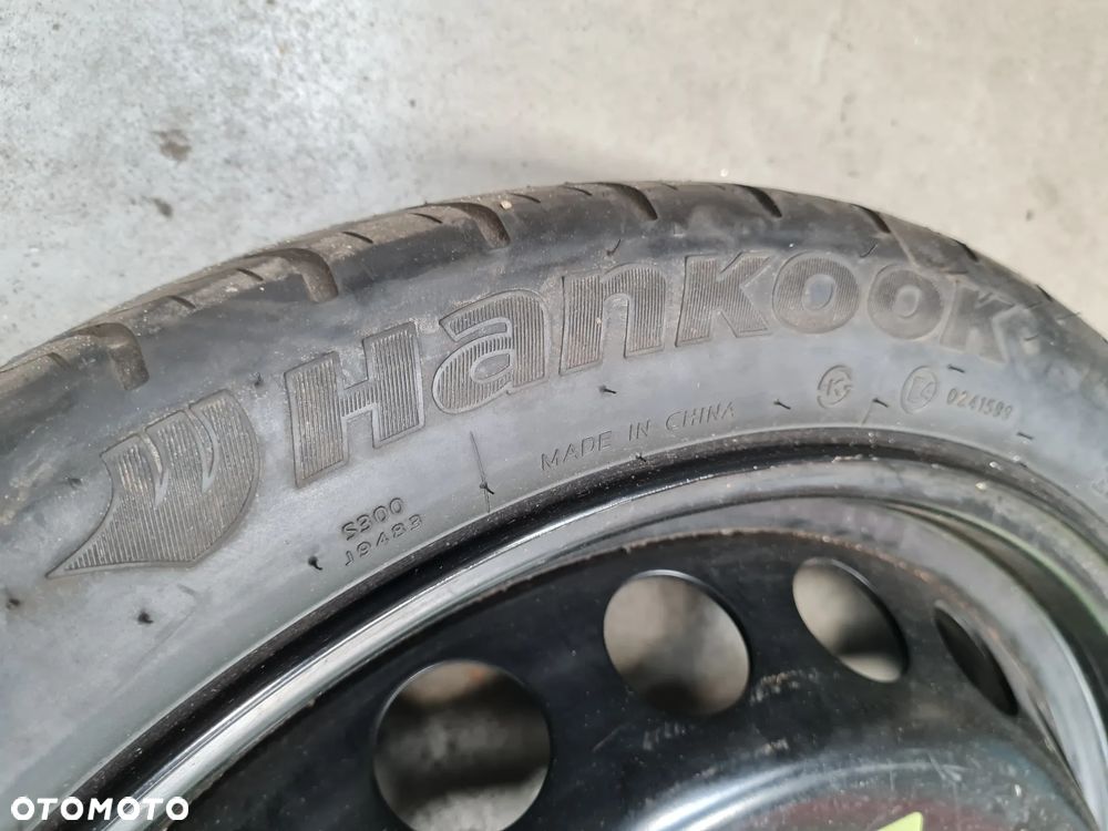 Koło dojazdowe Dojazdówka AUDI A4 19'' 5x112 125/70R19 Hankook NOWE - 4
