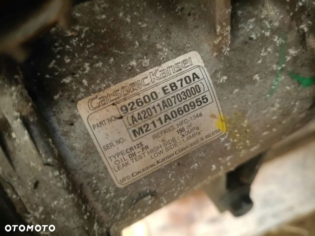 Nissan NAVARA D40 2.5 DCI SPRĘŻARKA KLIMATYZACJI KOMPRESOR ORYG. - 3