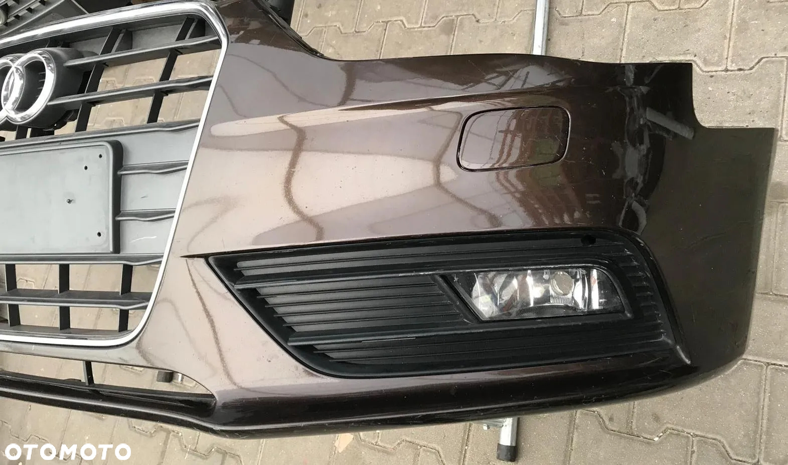 Audi A4 B8 8K Lift zderzak przód przedni pod spryski LZ8W - 3