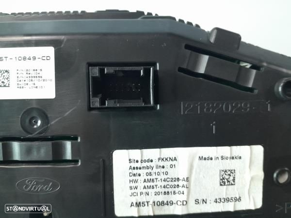 Quadrante / Conta Rotaçoes Ford C-Max Ii (Dxa/Cb7, Dxa/Ceu) - 5