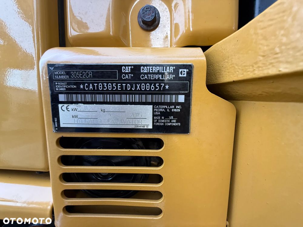 Caterpillar CAT 305 E2 CR 2015 1935 MTG MINIKOPARKA 305E2CR 305E2 CR 305E 306 - 23