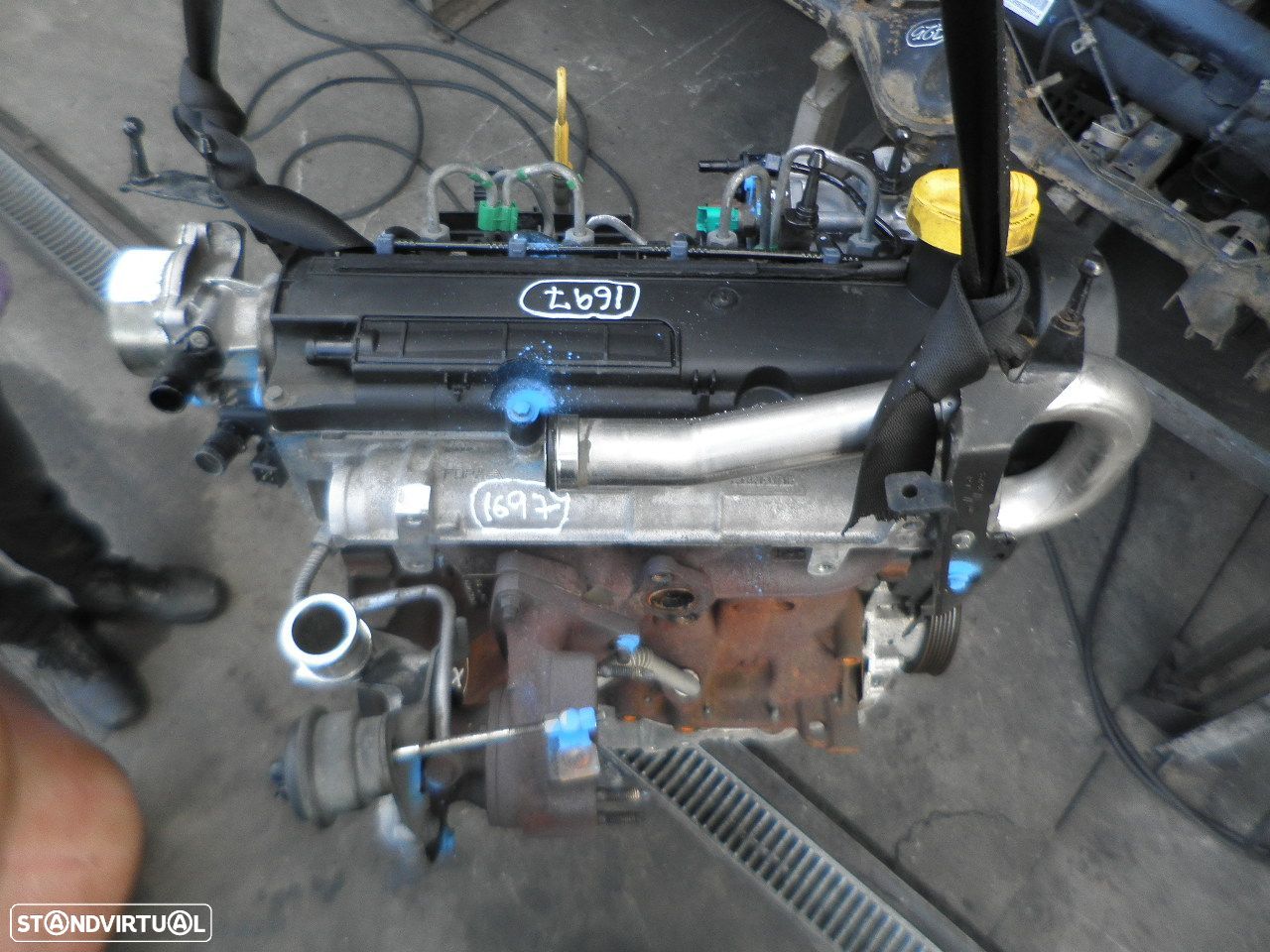 Motor K9KG740 RENAULT CLIO 2 2008 1.5DCI 65CV 3P BRANCO - 1