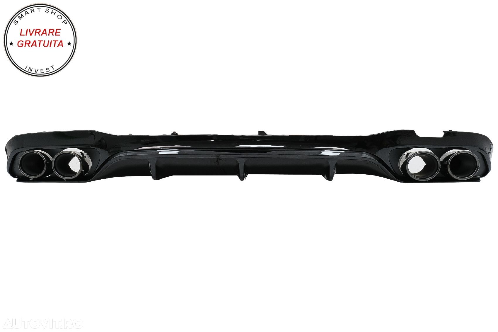 Difuzor Bara Spate cu Ornamente Toba Mercedes E-Class W213 (2016-2019) E53 Design - livrare gratuita - 1