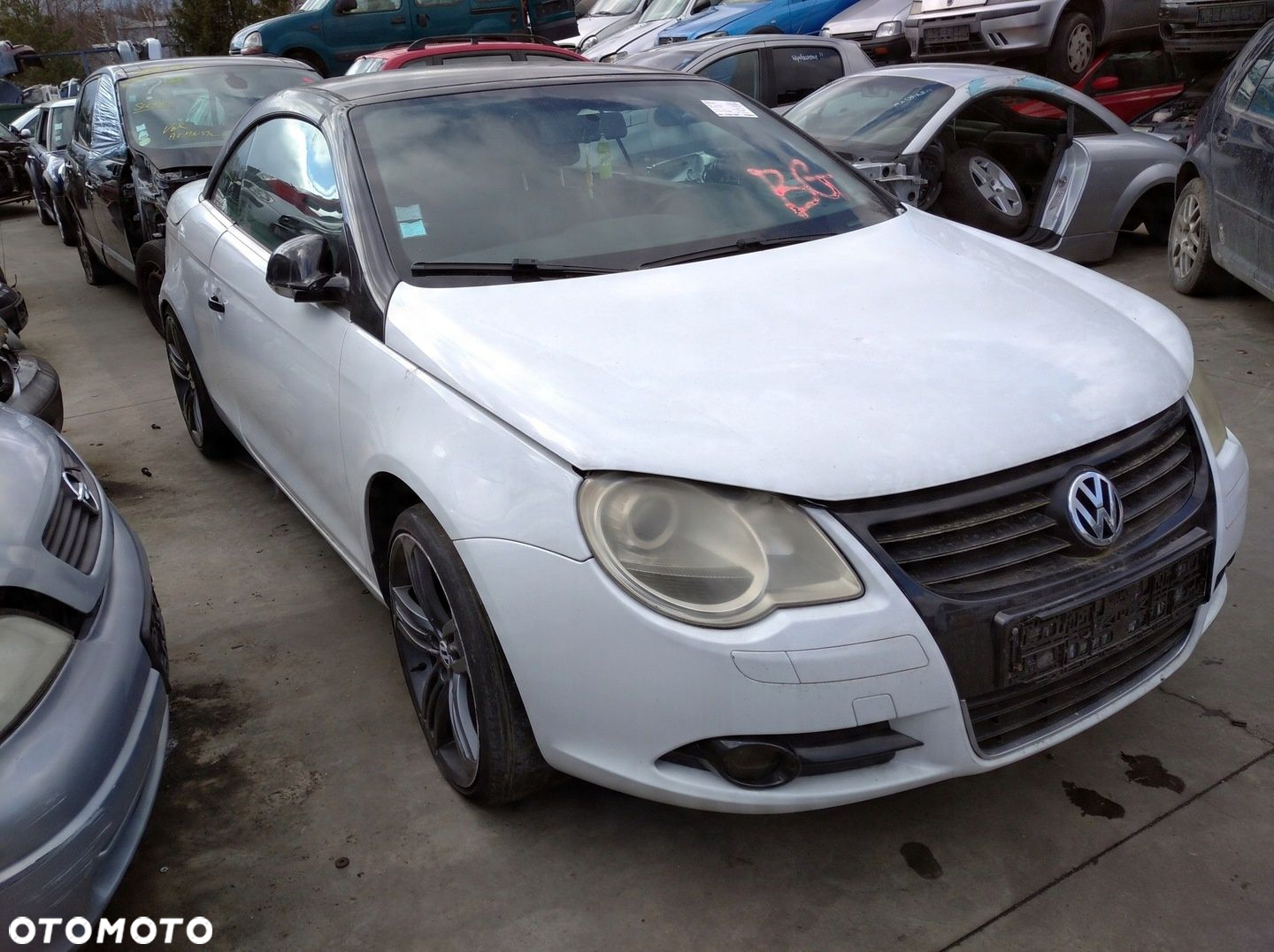 VOLKSWAGEN EOS 1F DRZWI PRZÓD PRAWE BIAŁE - 8