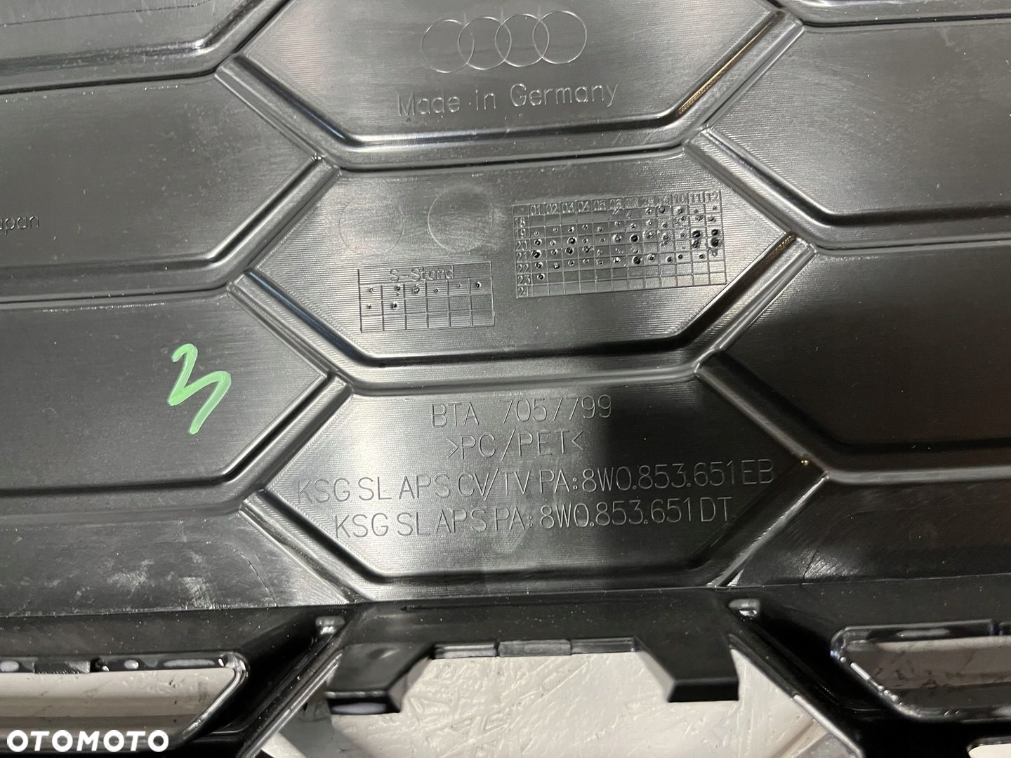 AUDI A4 B9 8W0 LIFT 2020 - S-LINE ATRAPA GRILL ORG - 12