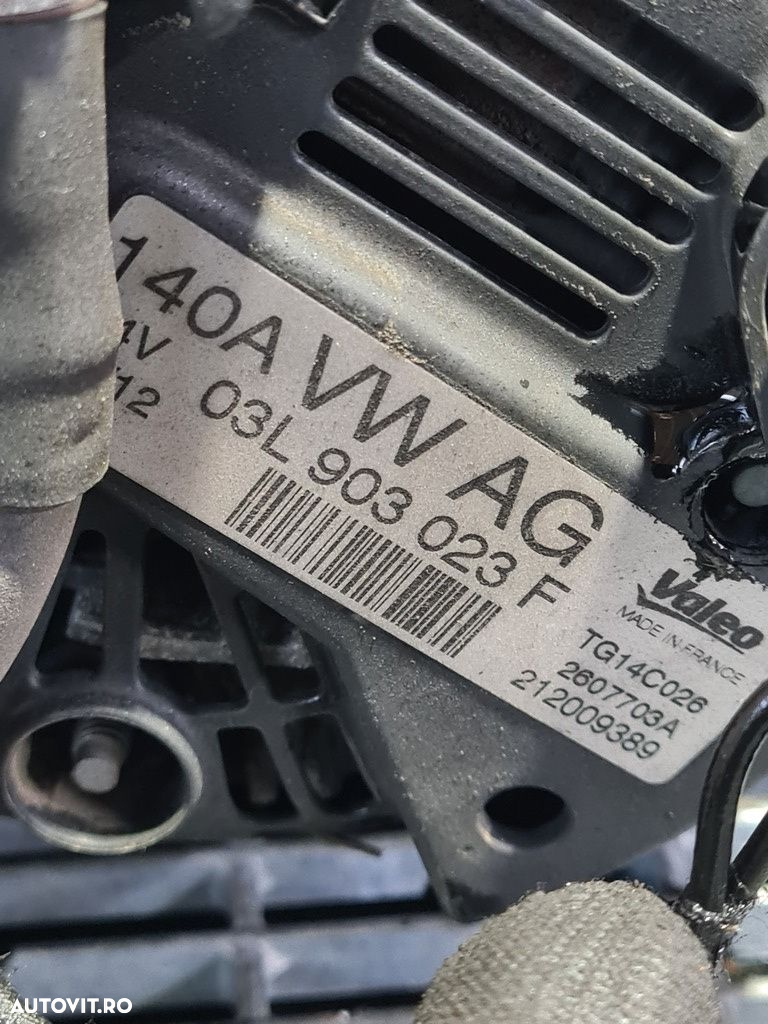 Alternator Volkswagen Tiguan 5N Facelift 2.0 TDI 2011 - 2015 170CP 1968CC CFGB (837) ... - 2