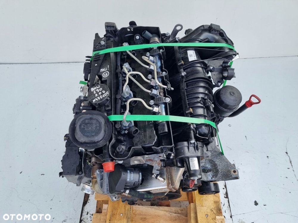 SILNIK KOMPL BMW E90 E91 E92 2.0 D DIESEL wtryski piezoelektryczne N47D20C - 3