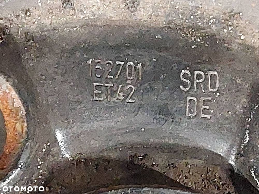 KOŁO ZAPASOWE ZAPAS  5x100 6,5Jx16 ET42 FI57,1 205/55R16 VW GOLF - 9