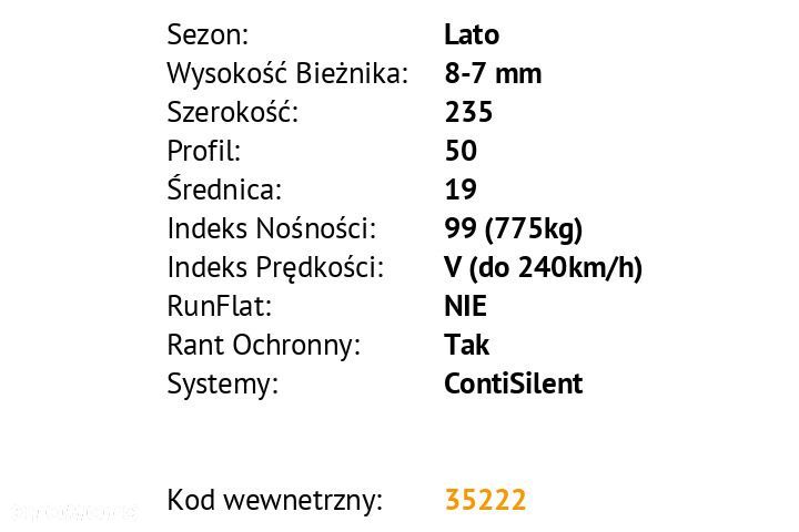 Opony Hankook Hankook Ventus S1 evo2 K117A SUV 235/50 R19 - 3