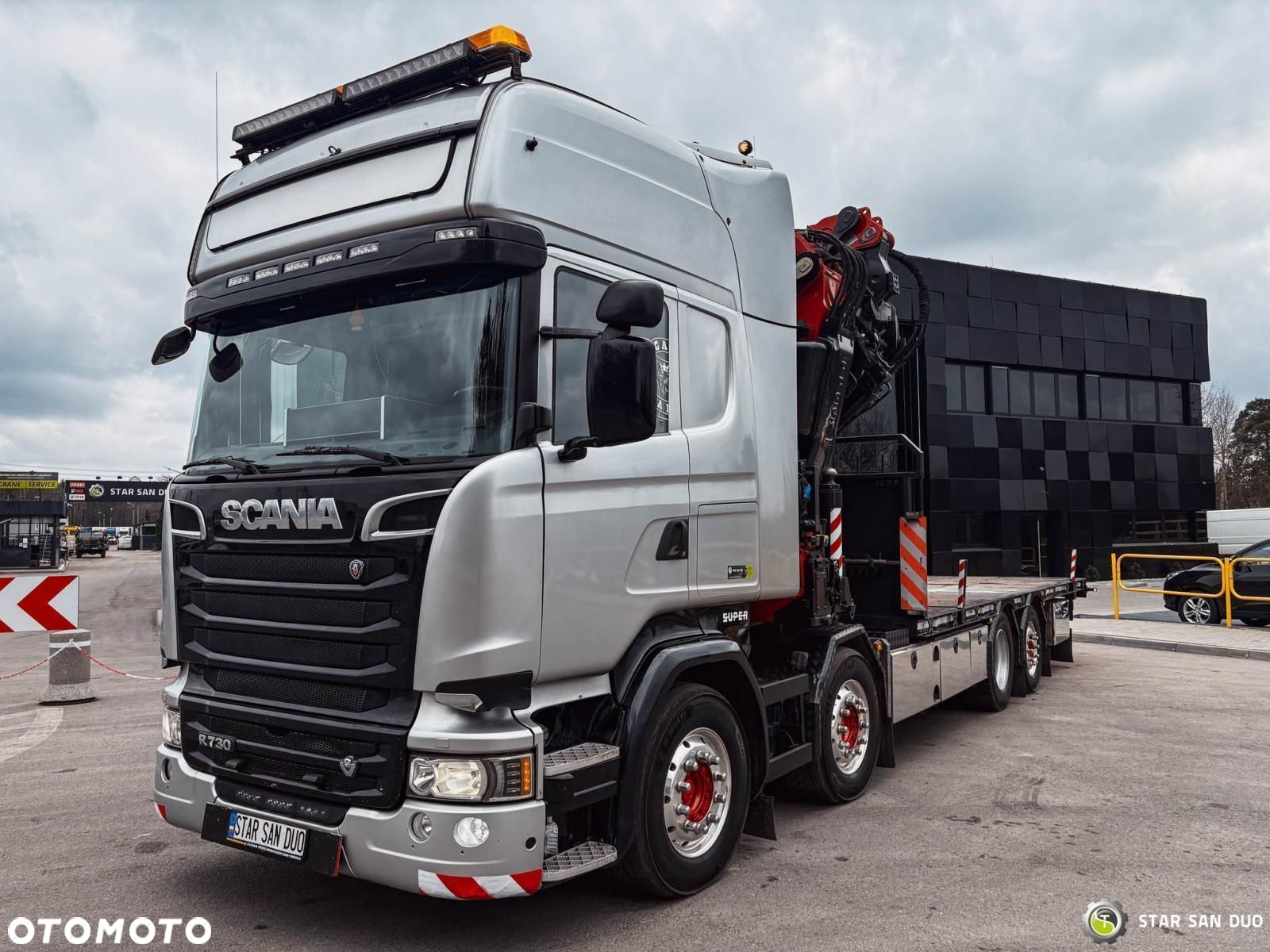 Scania R730 8x2 Fassi F990 FLY JIB HDS Żuraw Crane Kran - 11