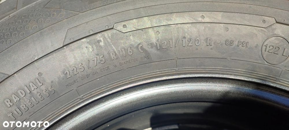 Koła Letnie Oryg. Mercedes Sprinter 907 910 6,5Jx16 Et54 Continental 225/75/16C 2024 rok 4x9,4mm Idealne !!! Demo Starogard Gdański - 29