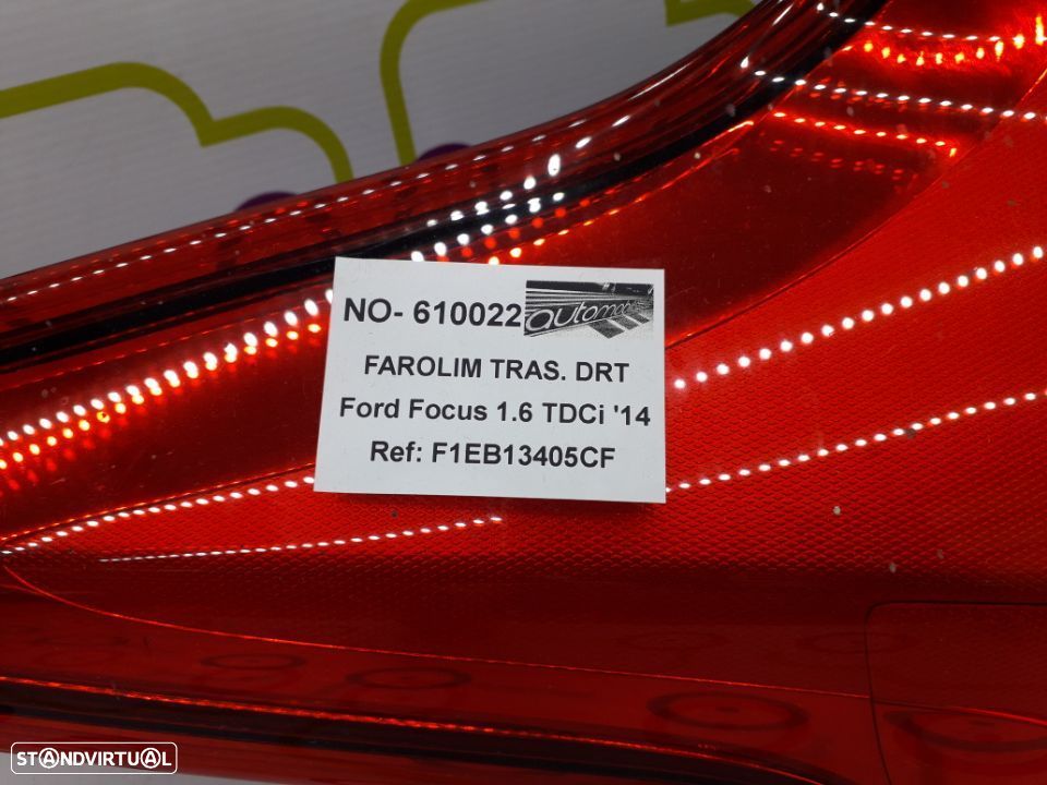Farolim Esquerdo Ford Focus III 1.6 TDci 115 Cv de 2014 - Ref: F1EB13405CF - NO610022 - 1