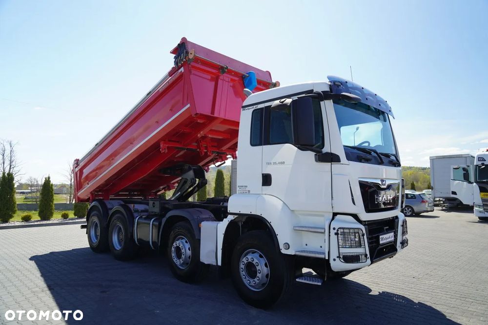 MAN TGS 35.460 / 8X4 / WYWROTKA 2 STR / BORDMATIC / MEILLER KIPPER / AUTOMAT / EURO 6 - 8