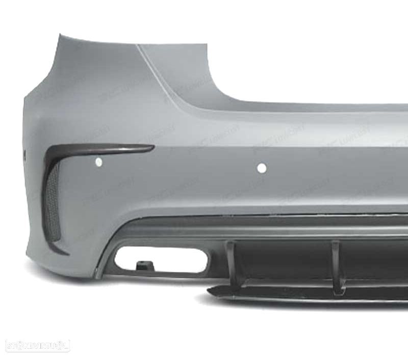 PARA-CHOQUES TRASEIRO MERCEDES CLASE A W176 15-18 LOOK AMG PDC - 3