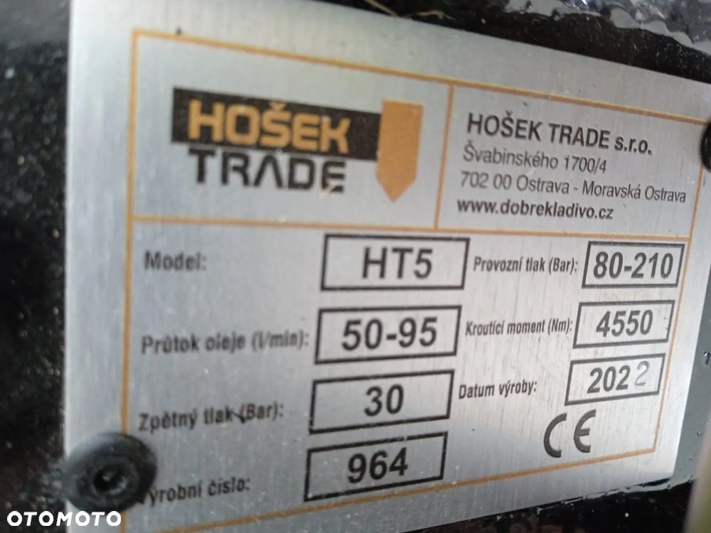 Wiertnica Hosek Trade do koparki 1-40 ton Digga - 6