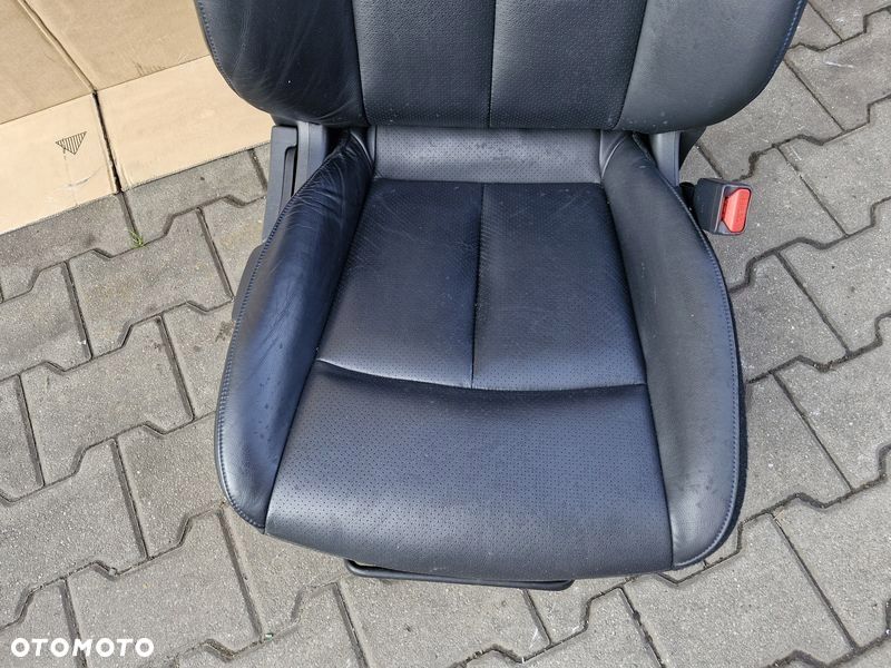 NISSAN LEAF I 1 FOTEL PASAŻERA PRAWY PRZÓD PRZEDNI SKÓRA - 4
