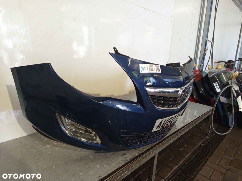 + ZDERZAK PRZÓD PRZEDNI OPEL ASTRA J 4 IV Z22A GRANAT GRANATOWY PDC CZUJNIKI HALOGENY - 2