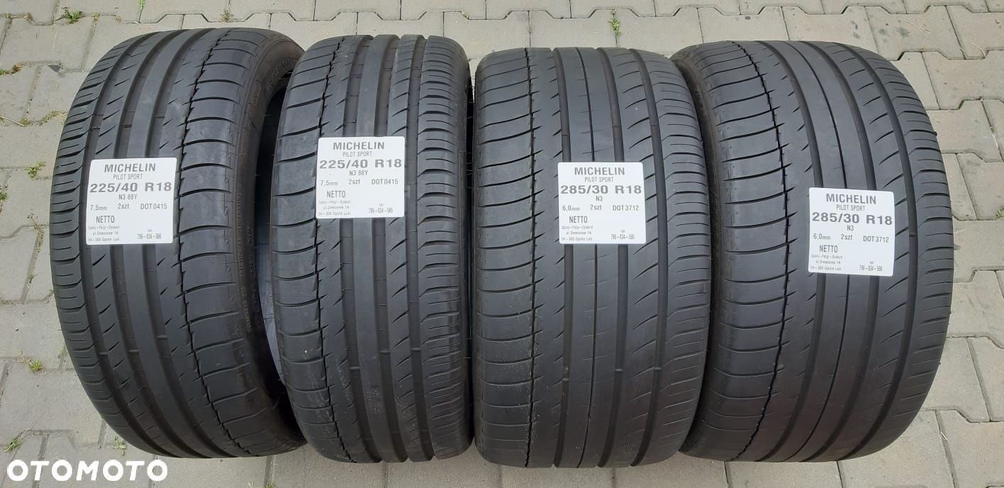 Opony Michelin 225/40 285/30 R18 - 1