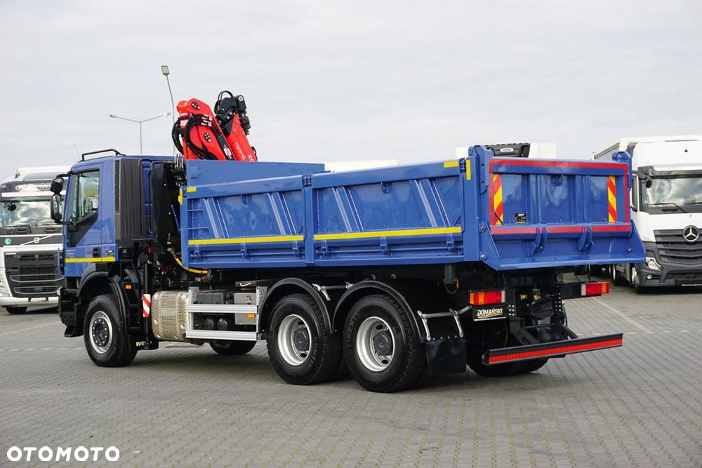 Iveco TRAKKER / 380T41 / E 6 / WYWROTKA + HDS / 6 X 4 / ROTATOR - 6