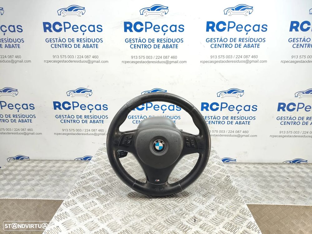 Volante completo pele perfurada BMW Serie 1 E81 E82 E87 E88 - 7