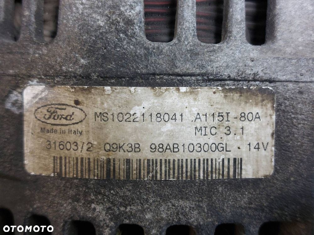 ALTERNATOR FORD FOCUS MK1 1.6 16V 98AB10300GL - 3