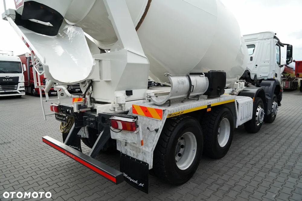 Mercedes-Benz AROCS 3240 / GRUSZKA 9M3 / 8x4 / BETONOMIESZARKA / OPONY 100% /  AUTOMAT - 15