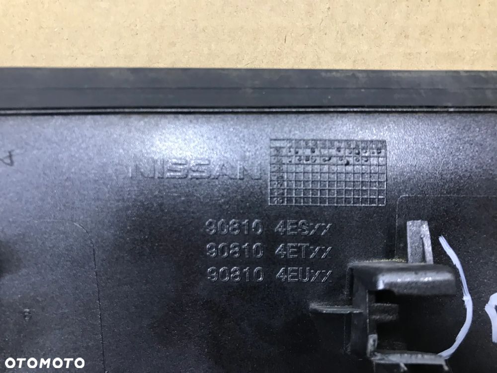 Listwa Nissan qashqai II 2 j11 blenda nakładka klapy bagażnika 908104es 908104et 908104eu - 15
