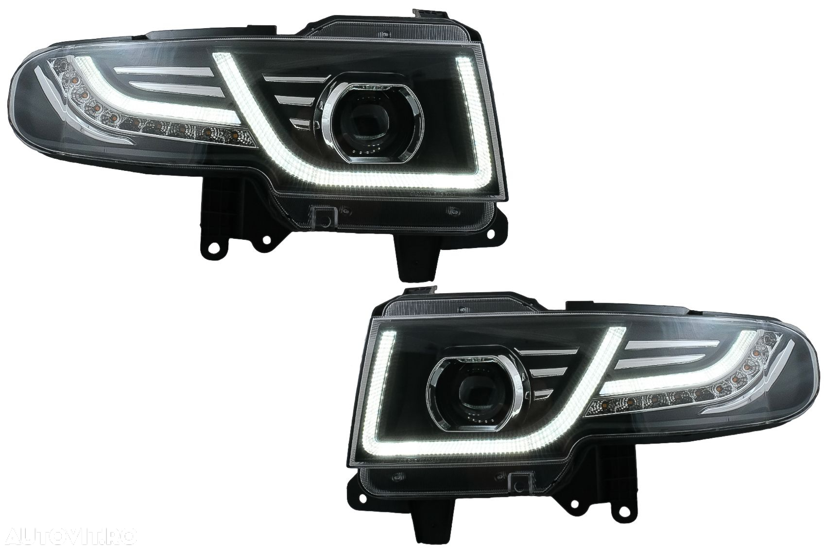 Faruri LED cu Semnal Dinamic si Grila Centrala compatibile cu Toyota F - 3