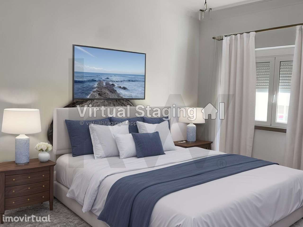 APARTAMENTO T2 COM 56m2 EQUIPADO (sem Mobilia) - Grande imagem: 5/26