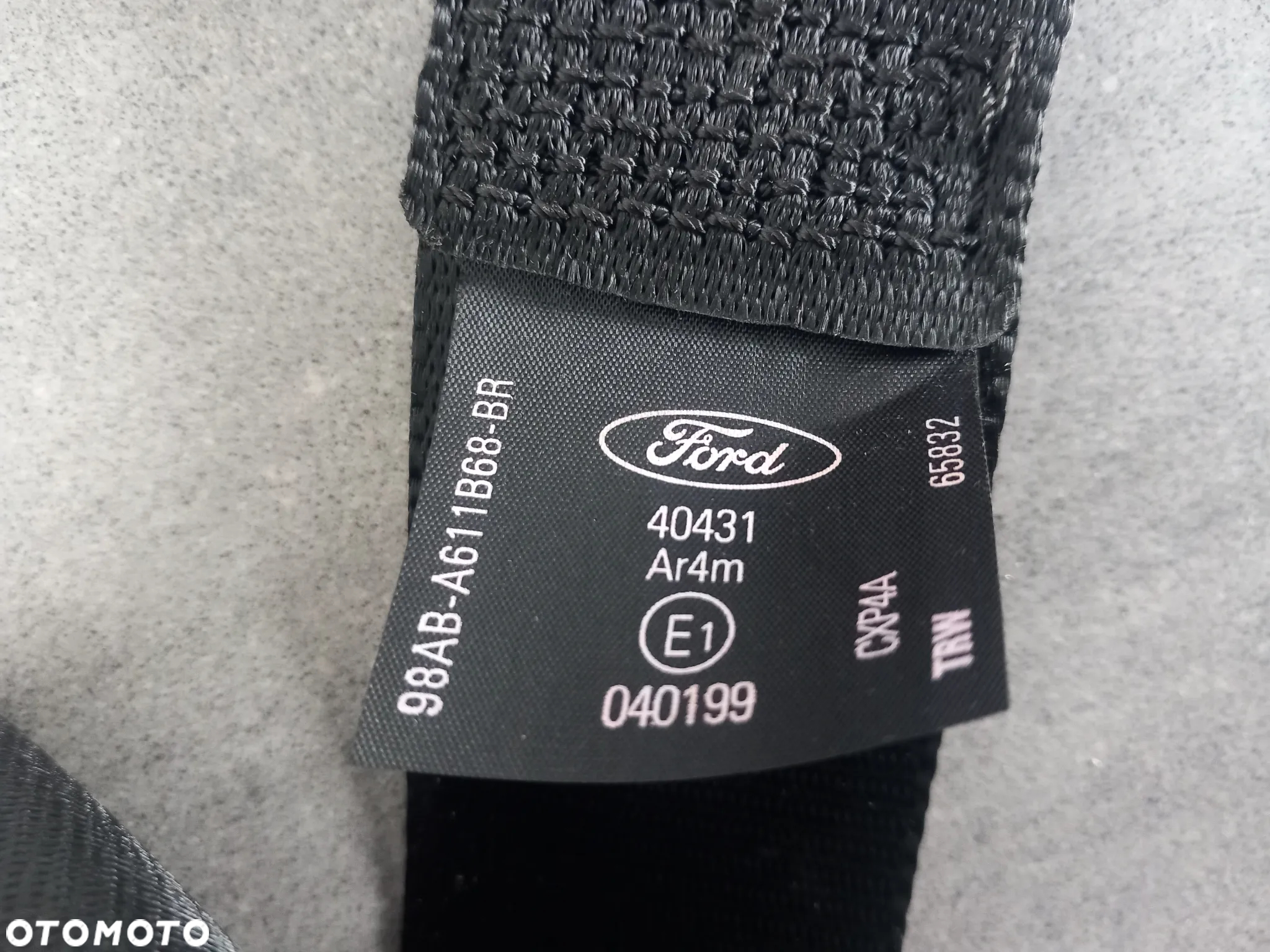 Pas bezpieczeństwa tył prawy Ford Focus 1998-2005 1222906 - 3