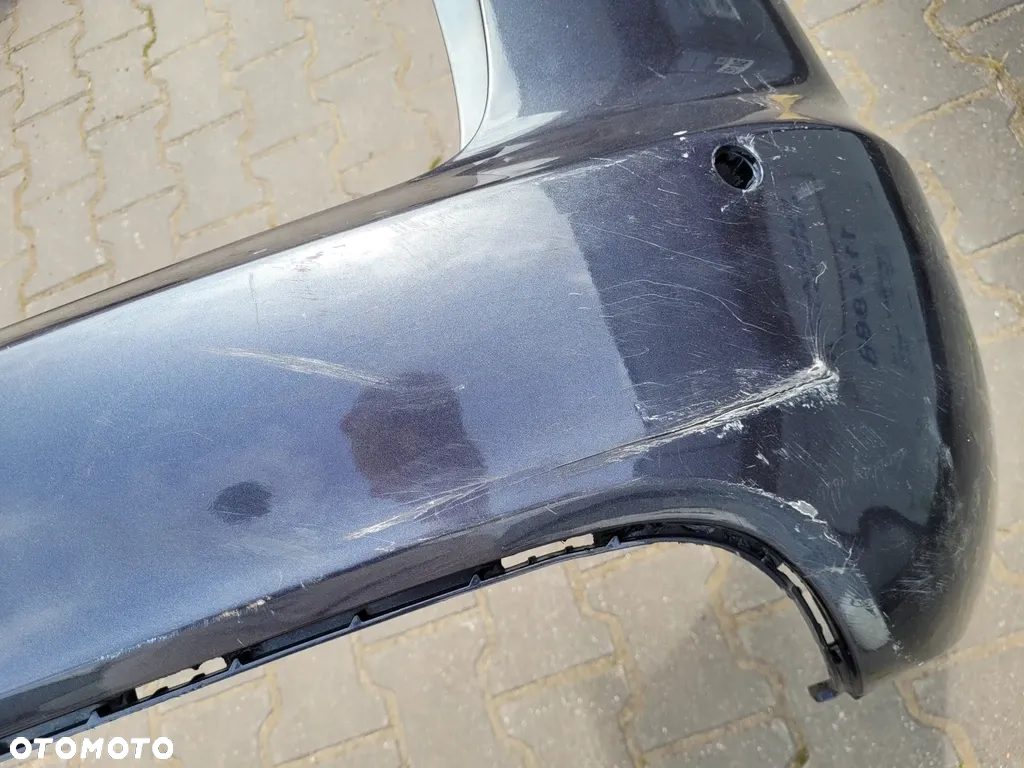 ZDERZAK TYLNY AUDI A6 C6 KOMBI X4 PDC 4F9807511A KOLOR CZARNY - 8