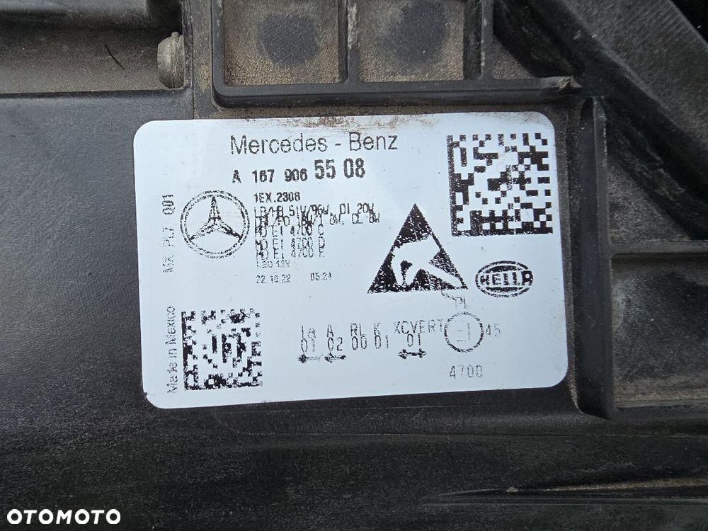 MERCEDES GLE 167 Lampa lewa przód Full Led Multibeam A1679065508 - 12