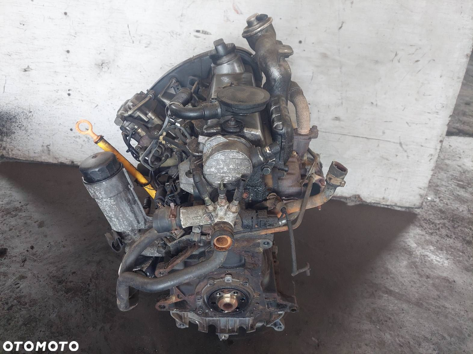 SILNIK DIESEL + POMPA WTRYSKI TURBO AUDI A3 8L 1.9 TDI AGR 038145701A - 2