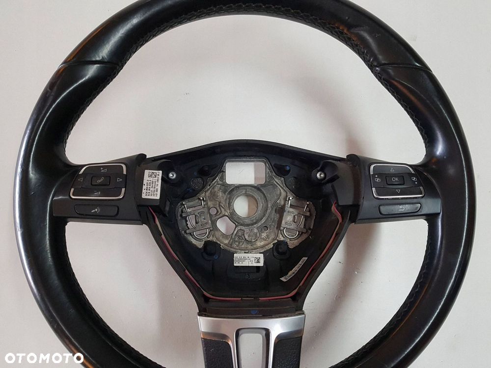 VW PASSAT B7 10-14r PASSAT CC GOLF VI KIEROWNICA SKÓRZANA 3C8419091BE - 3