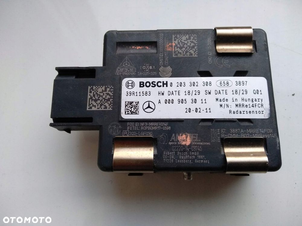 radar moduł czujnik acc mercedes a0009053011 - 1