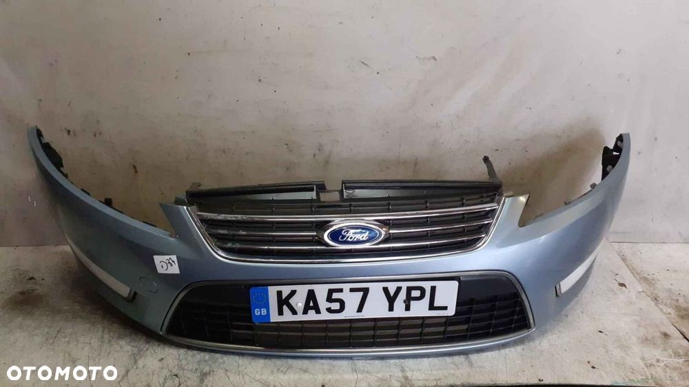 $ ZDERZAK PRZÓD PRZEDNI FORD MONDEO MK.4 4 IV 86 GRILL BŁĘKITNY HALOGENY - 1